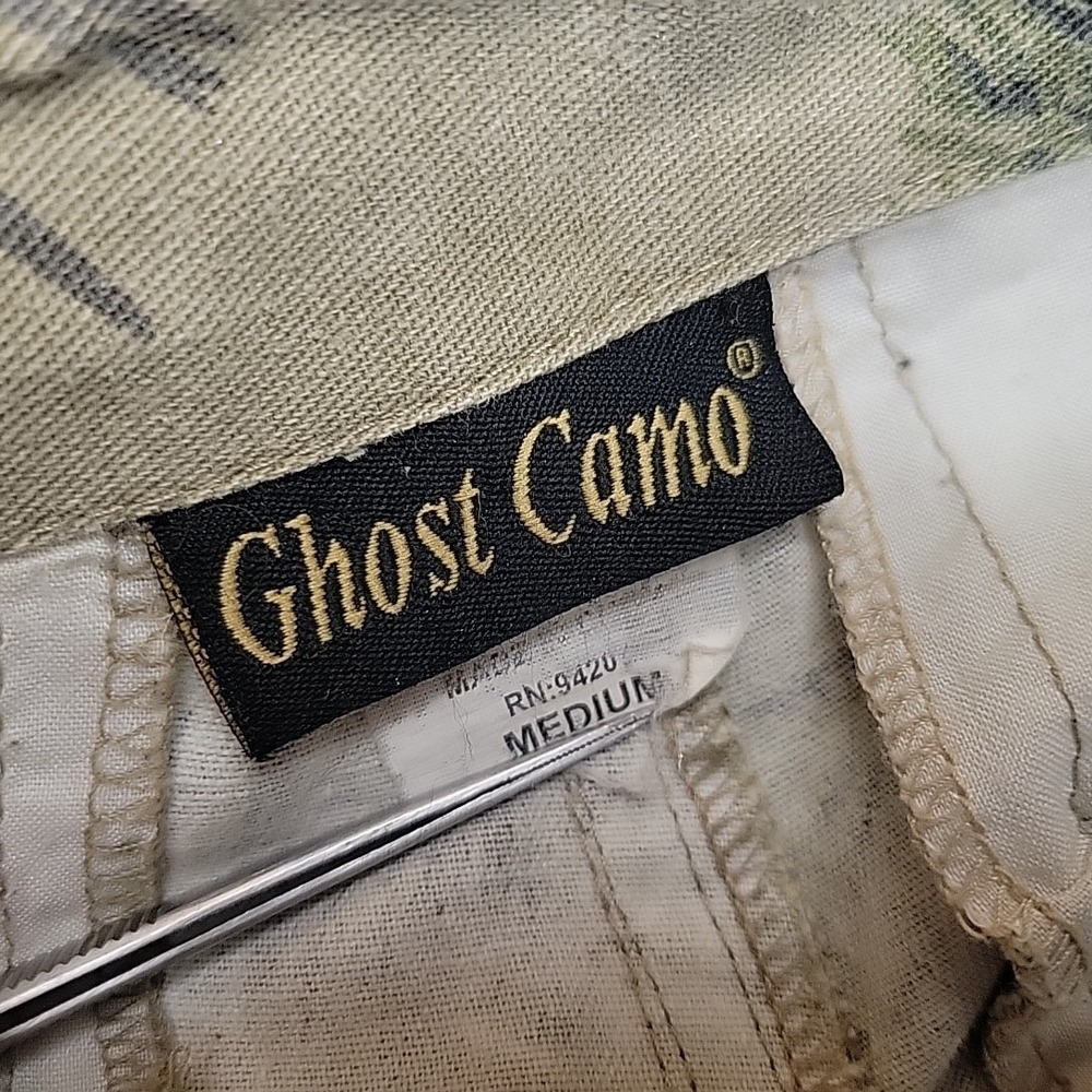 VTG Ghost Camo Pants Mens 34x30 Green Ridge Cargo Ultimate Camoflage Hunting - Picture 11 of 16